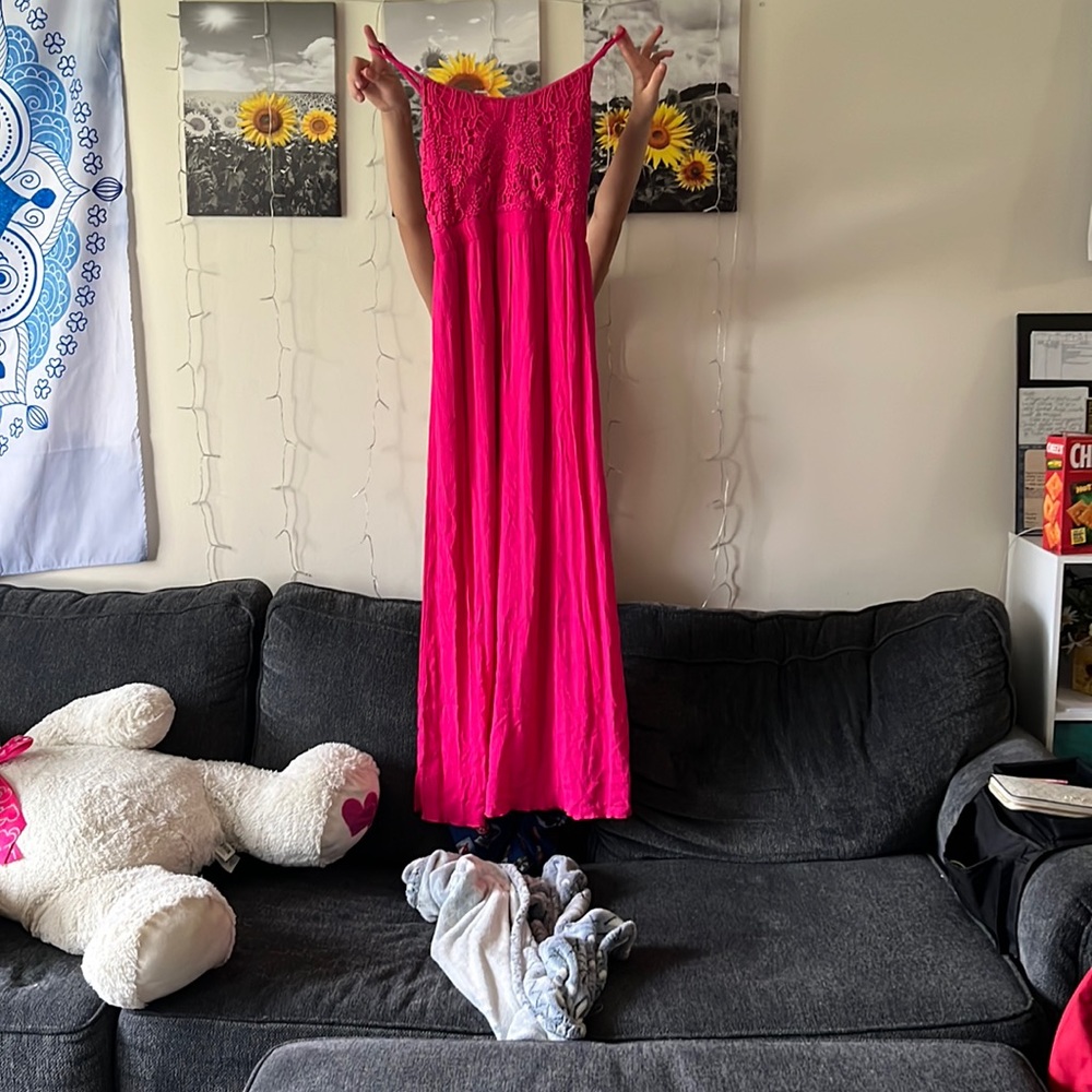 Pink sun dress